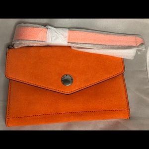 NWOT Rag and Bone all Suede Alice in Chain crossbody wallet